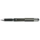 Pentel Hybrid Gel DX Rollerball Pen Rubber Grip Fine 0.7mm Tip 0.35mm Line Black Ref K227-A [Pack 12]