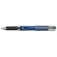 Pentel Hybrid Gel DX Rollerball Pen Rubber Grip Fine 0.7mm Tip 0.35mm Line Blue Ref K227-C [Pack 12]