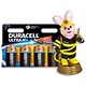 Duracell Ultra M3 MN1300 Battery 1.5V D Ref 7035084 [Pack 4 x5 and Fireman Bunny] Apr-June 2008