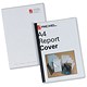 Rexel Nyrex 80 Report Covers A3 folds to Folder A4 Clear Ref 12360 [Pack 25]