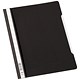 Durable Clear View Folder Plastic with Index Strip Extra Wide A4 Black Ref 257001 [Pack 50]
