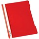 Durable Clear View Folder Plastic with Index Strip Extra Wide A4 Red Ref 257003 [Pack 50]
