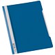 Durable Clear View Folder Plastic with Index Strip Extra Wide A4 Blue Ref 257006 [Pack 50]