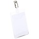 Durable Name Badges Visitors with Rotating Clip W90xH60mm Ref 8107-19 [Pack 25]