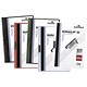Durable Duraclip Folder PVC Clear Front 3mm Spine for 30 Sheets A4 Assorted Ref 2200/00 [Pack 25]