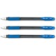 Pilot BPS GP Ball Pen Rubberised Grip Broad 1.2mm Tip 0.34mm Line Blue Ref 205101203 [Pack 12]