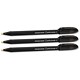Paper Mate Comfortmate Ball Pen Triangular Barrel 1.0mm Tip 0.7mm Line Black Ref S0512110 [Pack 12]