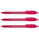 Paper Mate Comfortmate Ball Pen Retractable Triangular Barrel 0.7mm Line Red Ref S0512270 [Pack 12]