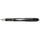 Uni-ball SX210 Jetstream Rollerball Pen Rubber Grip 1.0mm Tip 0.7mm Line Black Ref 9008000 [Pack 12]