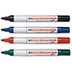 Edding Comfort 2 Drywipe Marker Pen Rubber Grip 1.5-3mm Line Assorted Ref COMFORT2/4S [Pack 4]