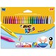 BIC KIDS Plastidecor Crayons Colour Hard Long-lasting Sharpenable Vivid Assorted Ref 829772 [Pack 24]