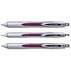 Uni-ball UBN178 Vision Rollerball Pen Retractable Medium 0.6mm Tip 0.4mm Line Red Ref 9007082 [Pack 12]