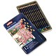 Derwent Graphitint Pencils Firm Blendable Soluble Quick-drying Assorted Colours Ref 0700928 [Pack 12]