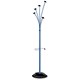 Alba Festival Hat and Coat Stand Tubular Steel with Umbrella Holder and 5 Pegs Lilac Ref PMFESTYL