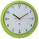 Alba Easytime Wall Clock Quartz with Plastic Lens and Case Diameter 320mm Green Ref HORMURV