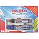 Pentel Easyflo Whiteboard Eraser Kit with 2 Drywipe Marker Pens Black and Blue Ref XMW50MER2-AC