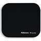 Fellowes Microban Mousepad Antibacterial with Non-slip Base Black Ref 5933907