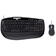 Microsoft Business Hardware Pack PS2 USB Wired Keyboard and Optical Mouse Black Ref A4B-00011