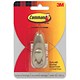 Command Metal Hook with Command Adhesive Small Nickel Finish Ref FC11-BN