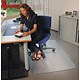 Cleartex Chair Mat PVC for Low Pile 2.5mm Carpet 1200x2000mm Ref 1120025EV