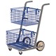 Versapak Major Mail Trolley 2 Large Baskets W555xD735xH940mm Silver Ref MT2-SIL