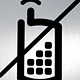 Durable No Mobiles Pictogram Sign Stainless Steel Ref 4917-23
