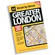AA Street Atlas Greater London Soft Back 400 Pages 3.2 inches to 1 mile A4 Ref 0749553470