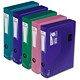 Snopake DocBox Box File Polypropylene with Push Lock 60mm Spine A4 Assorted Ref 14833 [Pack 5]