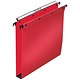 L Oblique Suspension File Polypropylene Vertical for 350 Sheets 30mm Foolscap Red Ref L380232 [Pack 25]