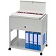 Rotadex Universal Filing Trolley Steel Capacity 120 A4 or Foolscap Files W650xD440xH700mm Grey Ref RT50LS