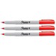 Sharpie Permanent Marker Ultra-fine Tip 0.4mm Line Red Ref S0815440 [Wallet 12]