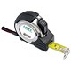 Linex Measuring Tape Steel-cased Polyester-coated Metric and Imperial with Belt Clip 3m Ref LXEPMT3000