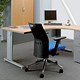 Adroit Sintra Cinco 1600 Desk Radial Right-hand W1600xD1200xH725mm Maple