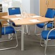 Adroit Sintra Meeting Table Shaped W1400xD1190xH725mm Beech