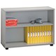 Adroit Sintra Low Bookcase W900xD400xH690mm Grey
