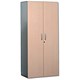 Adroit Sintra Cupboard Tall W900xD420xH2000mm Maple