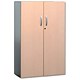 Adroit Sintra Cupboard Medium W900xD420xH1450mm Maple