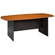 Emperial Boardroom Table with Black Trim W2000xD1000xH765mm Cherry Veneer
