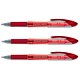 Paper Mate Gel 2020 Rollerball Pen with Scalloped Grip 0.7mm Tip 0.5mm Line Red Ref S0796680 [Pack 20]
