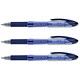 Paper Mate Gel 2020 Rollerball Pen with Scalloped Grip 0.7mm Tip 0.5mm Line Blue Ref S0796690 [Pack 20]