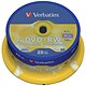 Verbatim DVD+RW Rewritable Disk Cased 1x-4x Speed 120min 4.7Gb Ref 43489 [Pack 25]
