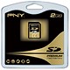 PNY Technologies SD Media Memory Card Capacity 2GB Ref P-SD2GB-BX