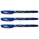 Stabilo Colorgel Rollerball Pen Ergonomic Grip Fine 0.7mm Tip 0.4mm Line Blue Ref 208-41 [Pack 10]