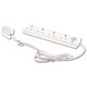 Belkin E-Series Power Surge Strip with Spike Protection 4-Way 3m Ref F9E400uk3m