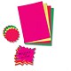 Bright Ideas Retail Pricing Label Stars Diam.330mm Fluorescent Assorted Ref BI1074 [Pack 3]