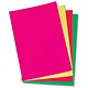 Bright Ideas Retail Pricing Cards A4 Fluorescent Assorted Ref BI1075 [Pack 4]