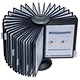Durable Sherpa Carousel 40 Display Stand Rotating with 40 Tabs and Panels A4 Black Ref 5633/01