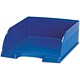Leitz Plus Jumbo Letter Tray Deep-sided with 2 Label Positions Blue Ref 52330035
