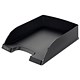 Leitz Plus Letter Tray Robust Polystyrene High-sided with Extra Label-space Black Ref 52270095