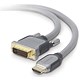 Belkin PureAV Cable High-definition HDMI to DVI-Digital 1.2m Silver Ref AV52400ea04